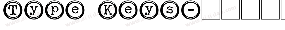 Type Keys字体转换